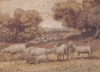 Claude Lorrain Landscape with Sheep (mk17)